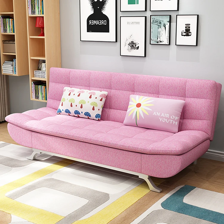 
Living Room Sofa Bed Simple Design 1.2m Width Convertible Fabric Sofa Cum Bed Features Folding Function 