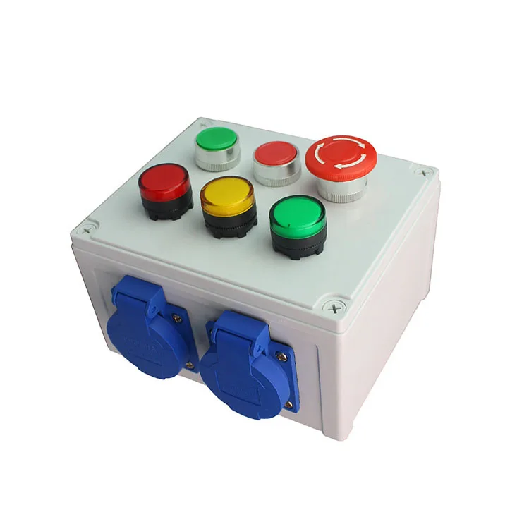 158x90x60mm with 6 M16 waterproof junction box outdoor cable connector with Terminal Block