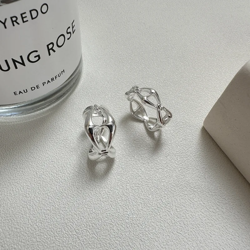 925 sterling silver fashion pig nose ring korean sense of designfashionablestylish ring wholesale