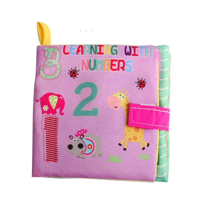 Baby three dimensional cloth book early education cloth book with ringing paper baby toy educational toy