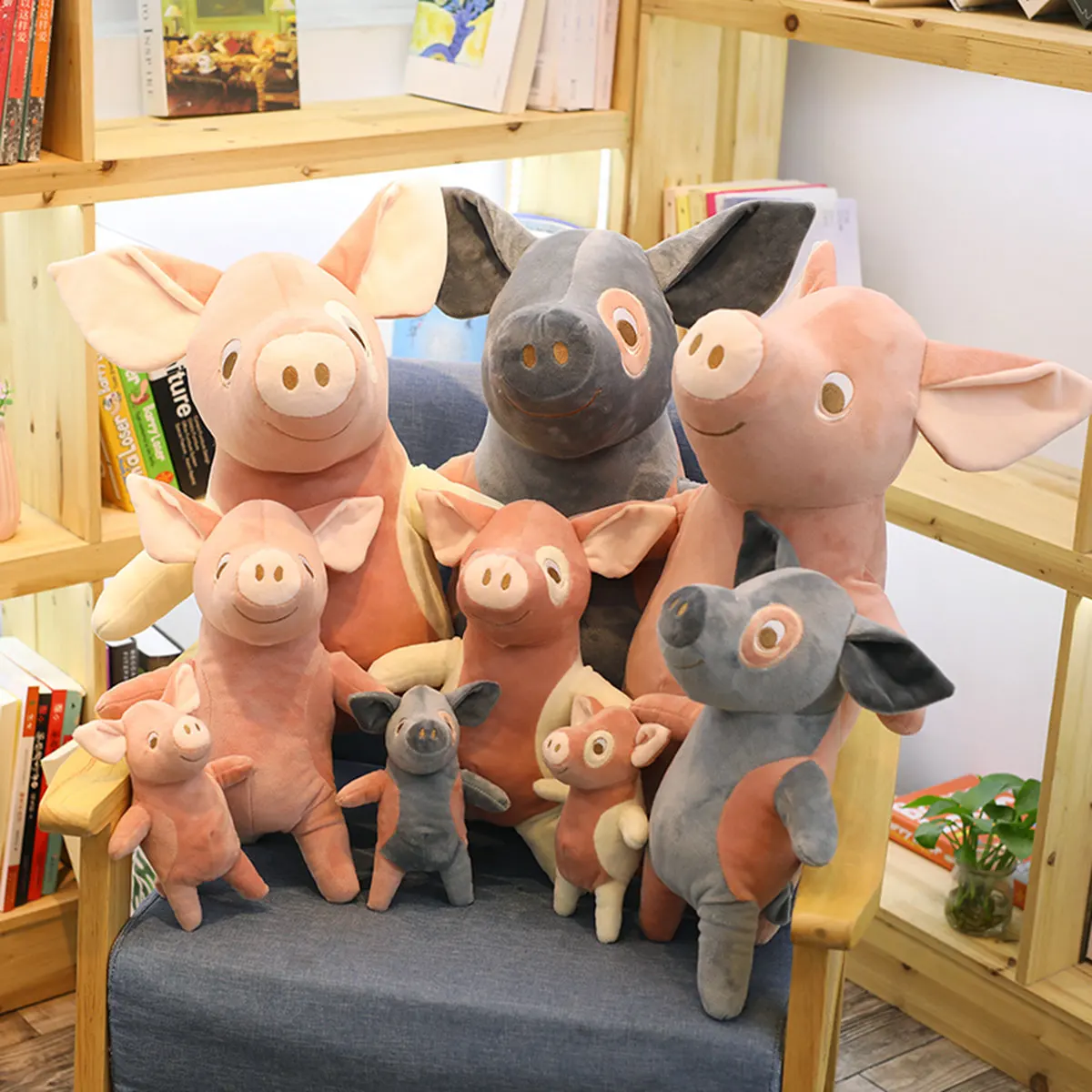 New mini Lovely pig plush 20/30cm stuffed animal soft toys children good playing gift