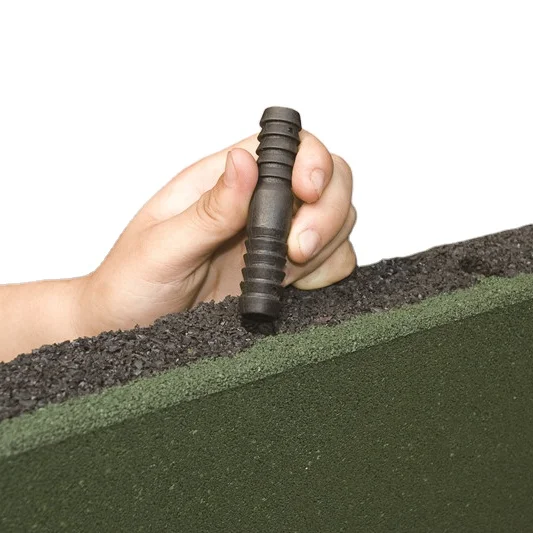 Plastic connector Pins self interlock Jack rubber tiles mats floor mat rubber gym tiles