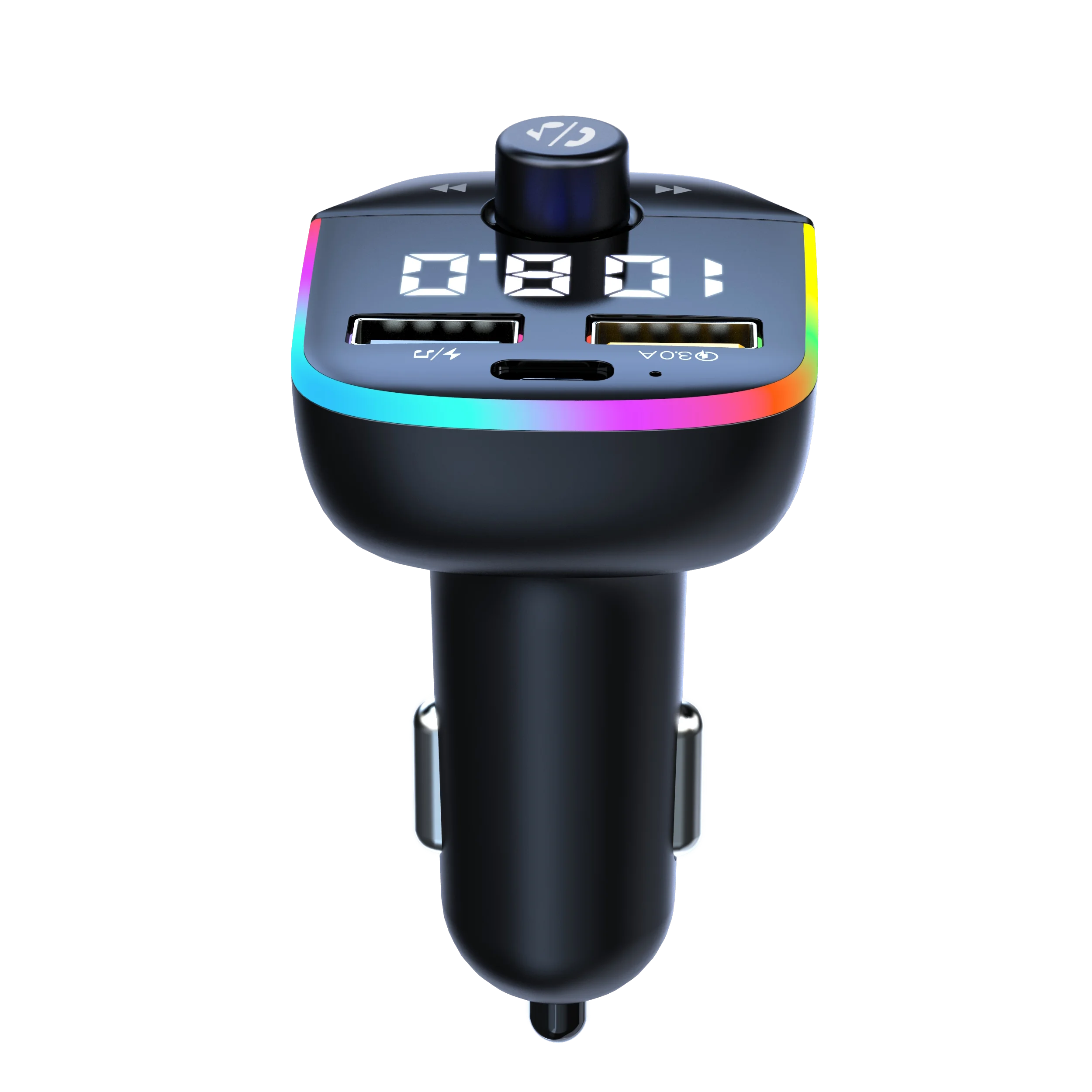 Dual 3.1A USB Hands Free Call 5 0 BT адаптер Быстрое Автомобильное зарядное устройство беспроводной fm-передатчик автомобильный MP3-плеер
