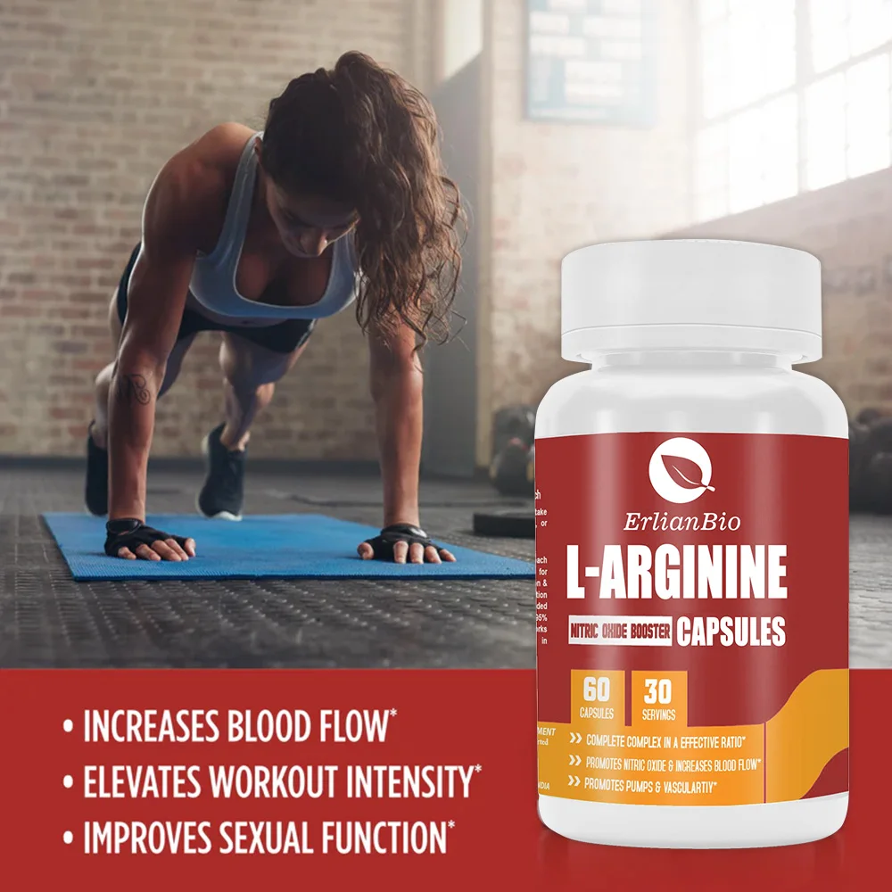 Arginine Sports Supplements Maintain Acid-base Balance and Improve Body Function L-Arginine Capsules