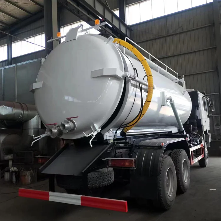 Best Shacman 6*6 heavy load 20 CBM Sewage suction truck Vacuum truck sewage sucking vehicles fecal suction vehicle