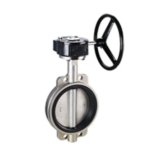 KEFA нержавеющая сталь PN16 DN200 8-дюймовый EPDM ручной червячный редуктор клапан-бабочка для воды