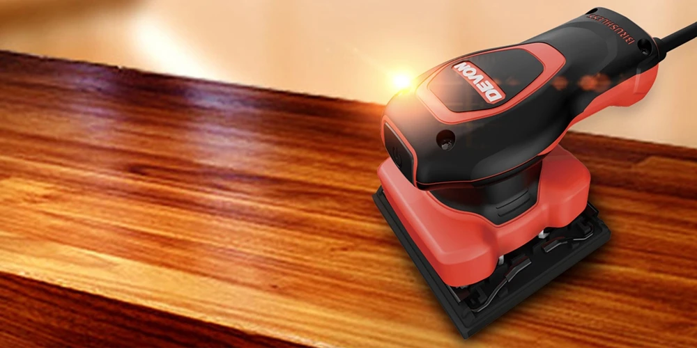 DEVON 1/4 inch sheet orbital Brushless Palm Sander Industrial Electric Sander Tools