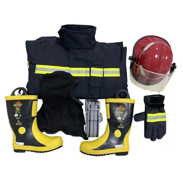 OEM Fireman Uniforms Nomex Firefighter Clothing Flame Resistance Property Fireman Suit