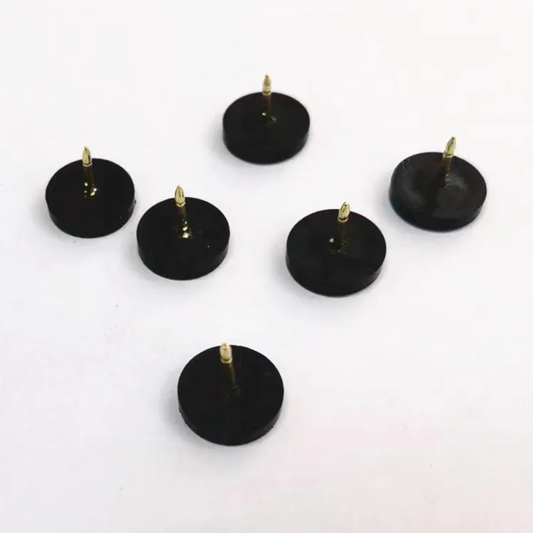 wholesale Customize black plastic hat metal butterfly clutch pin back badge metal nails butterfly clasps