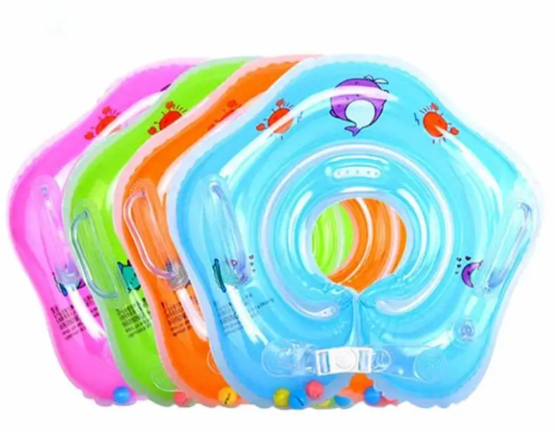 Wholesale Infant Baby Swimming Ring Inflatable Collar Children Double Airbag Swimming Ring