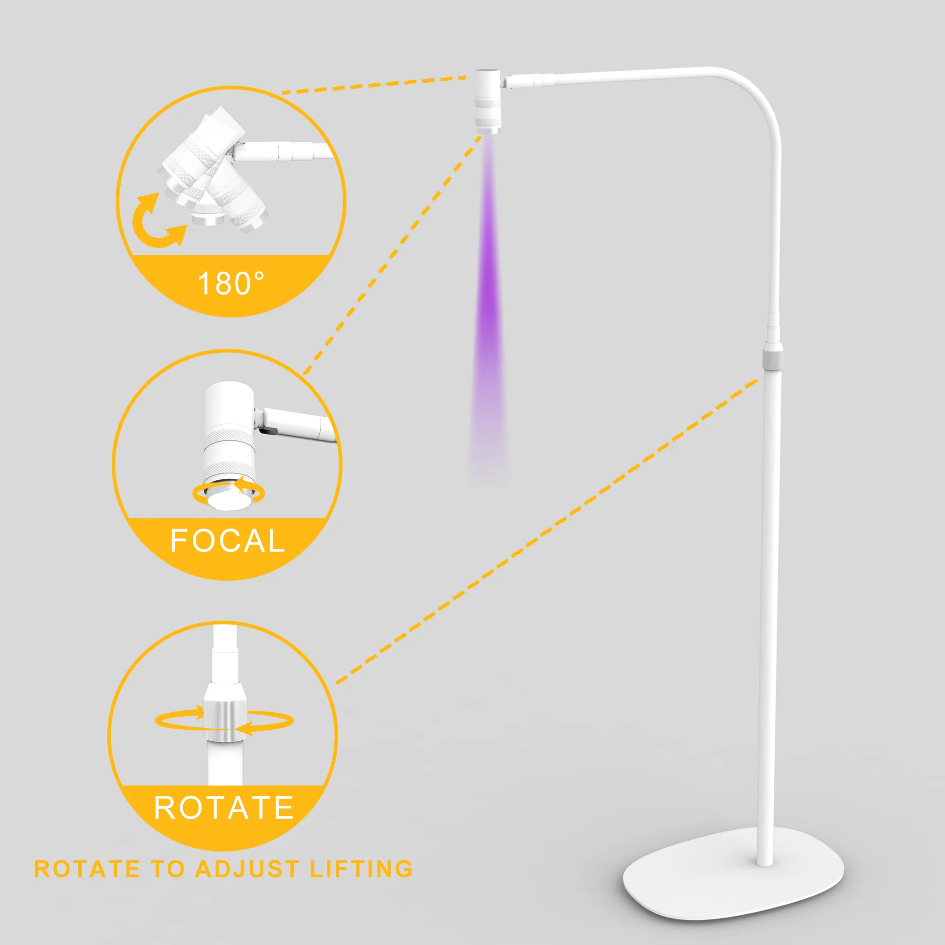 Seming 2024 New Trend uv hair extension lamp new technology hair extensions tools hair lengthening uv lamp