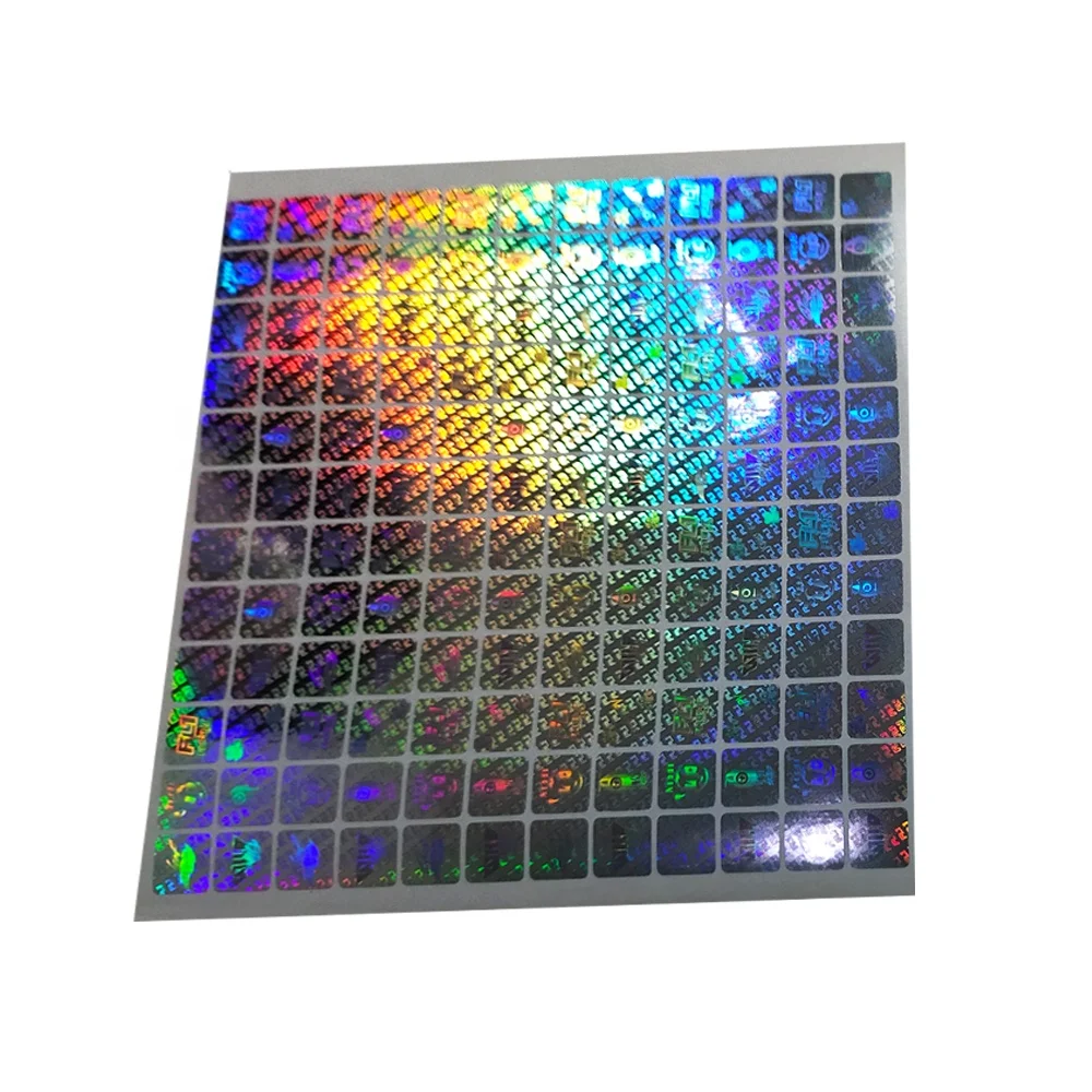 Custom Logo Hologram Adhesive Label Sticker Printing Holographic Logo Stickers Void Sticker Label Maker