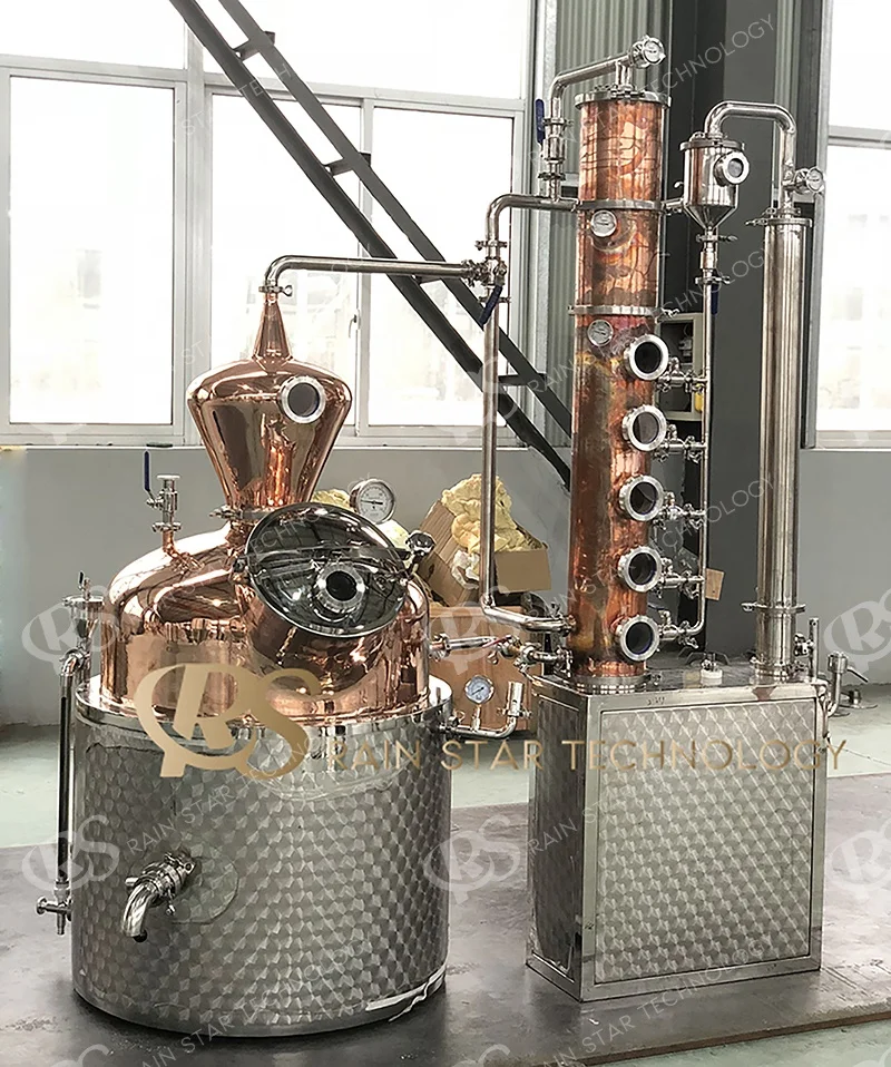 Cheap Industrial Alcohol Reflux Column Customizable Distiller