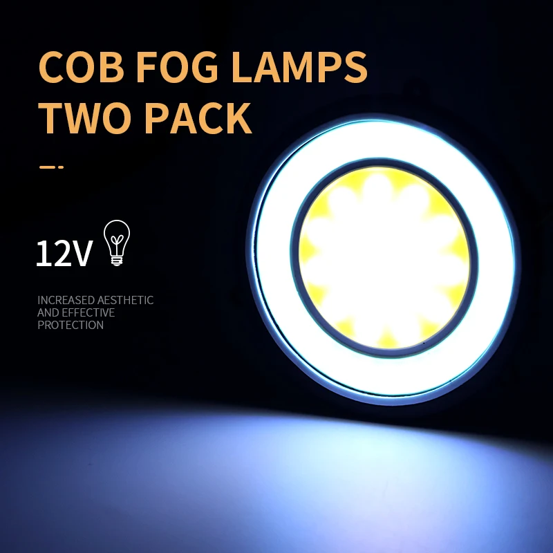 Cob Car Vehicles Daytime Running Light Fog Lamp Day Driving Daylight