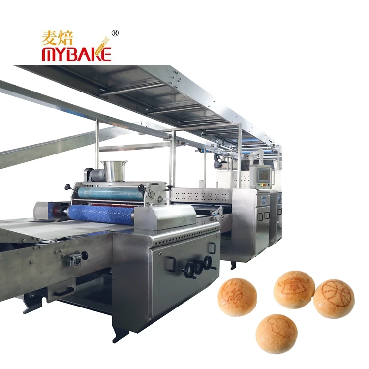 Skywin Hello Panda Biscuit Manufacturing Machine Centre Filled Biscuit Production Line