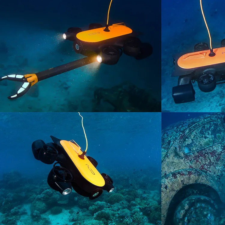 The Deepest Mightiest Diving Under Water Drones Remote Control Waterproof Drone Detector Fish Fishing Pond Drone With Camera