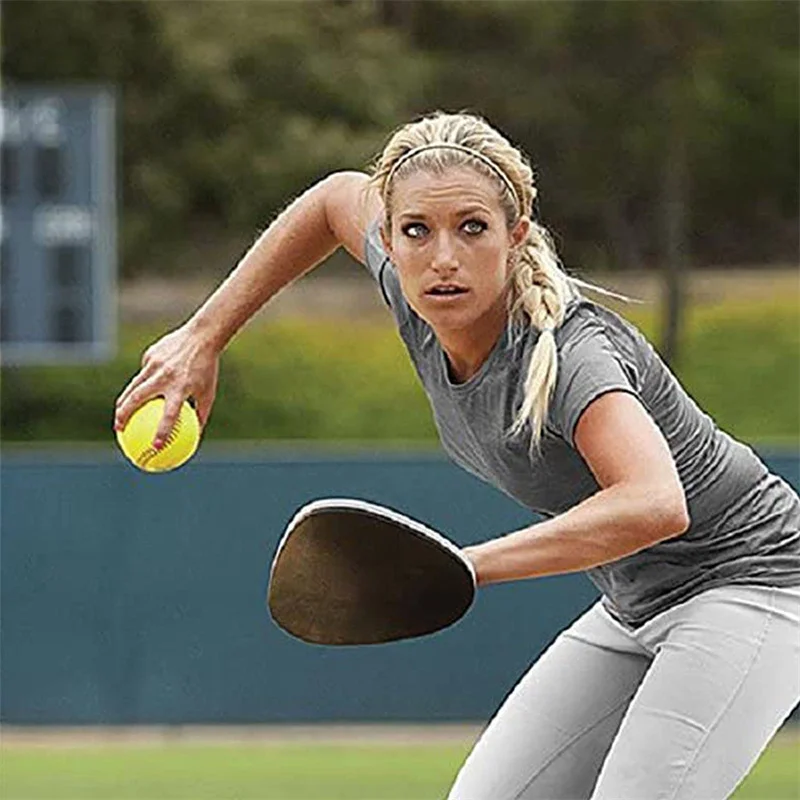 Infield Training Gloves Soft Foam Fielding Trainer Baseball Fielding Pancake Hands Batting Practice Baseball Training Gloves