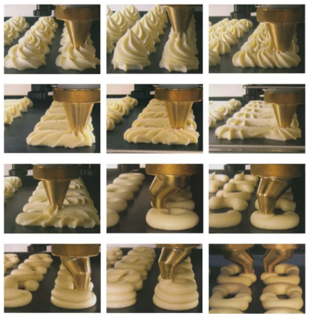 High efficiency automatic cookie bakery line equipment cookie machine biscuit cookie depositor industrial biscuit maker line