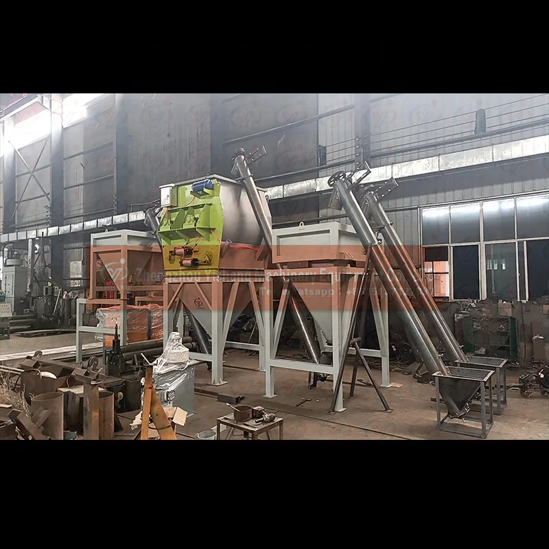 Masonry mortar wall putty mixing equipment tile adhesive dry mortar plant