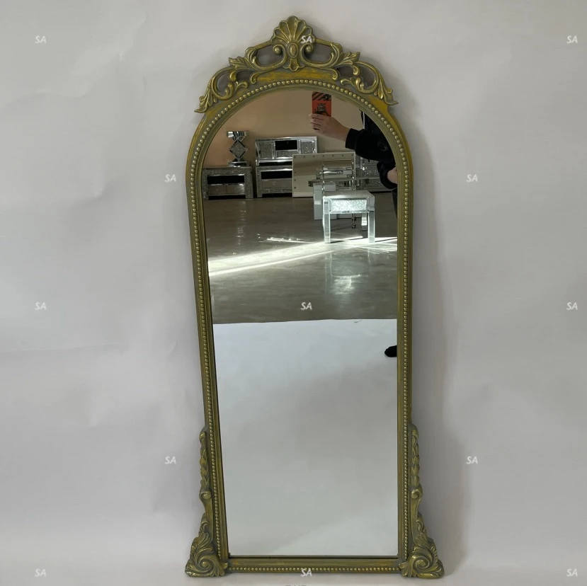 Antique Gold French Arched Affordable Anthropologie Mirror Dupes
