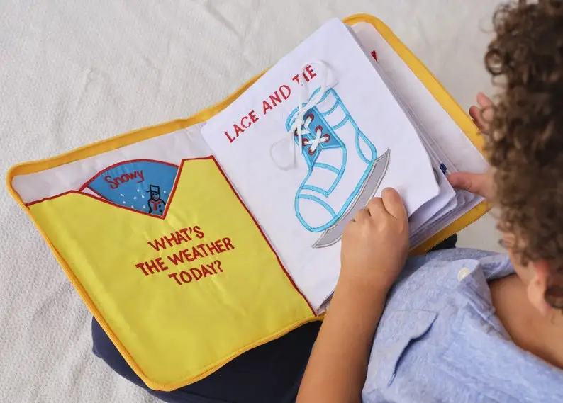 My Quiet Book By My Growing Season - Interactive Cloth Busy Book Toddlers Preschool