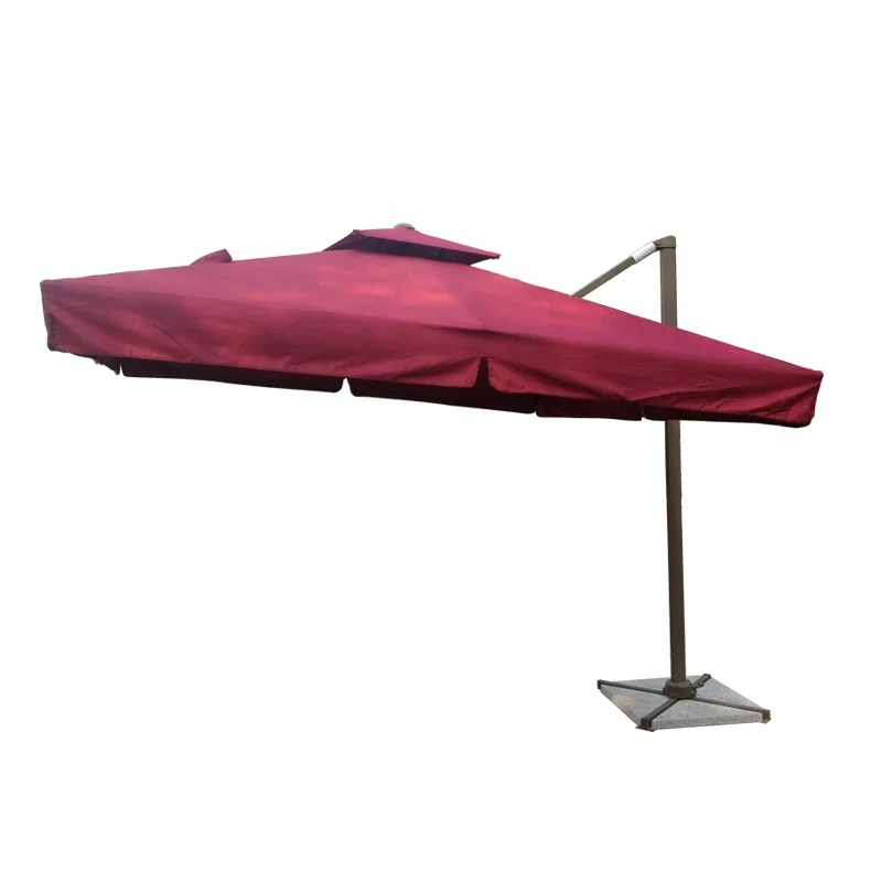 Outdoor Furniture Large Umbrella Outdoor Garden Stand Roman Umbrella Patio Cantilever Aluminum Umbrella For Beach