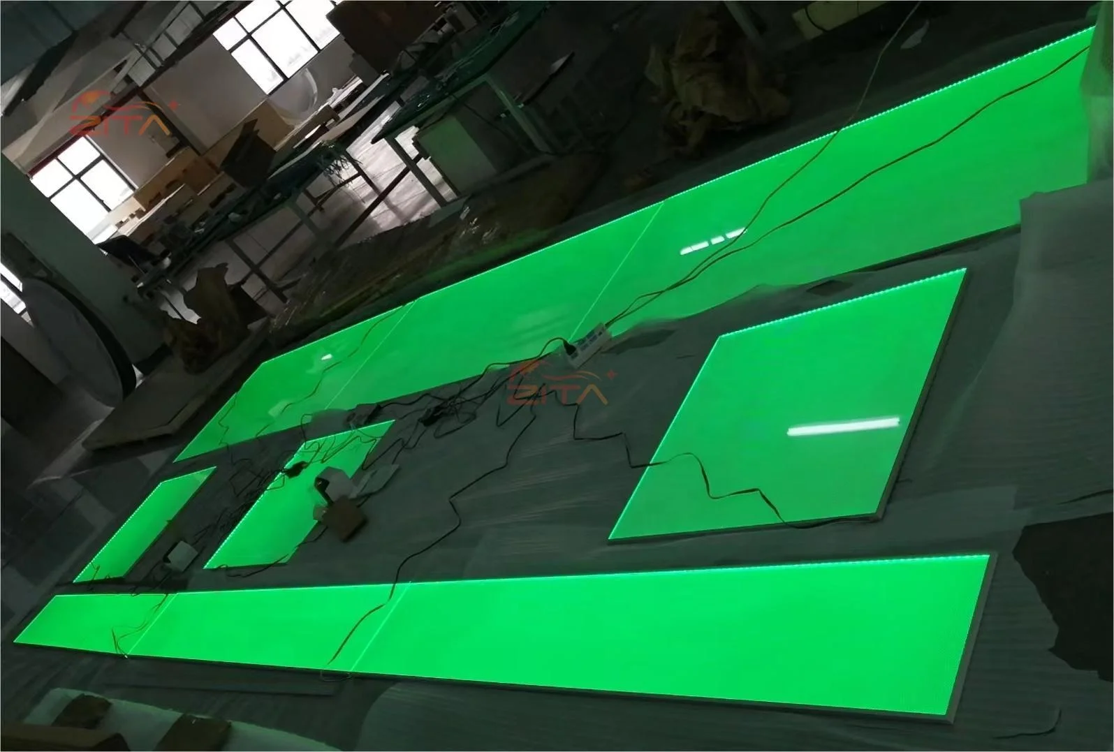 A0 ultra Thin Dimmable LED Panel Backlit Acrylic Panel Lightsheet LED Edgelit PMMA RGB LED Panel