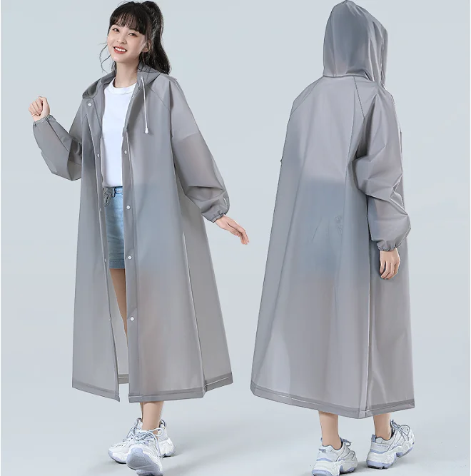 Raincoats for adults waterproof eva non disposable raincoat long for men women kids portable raincoat for motorcycle riders