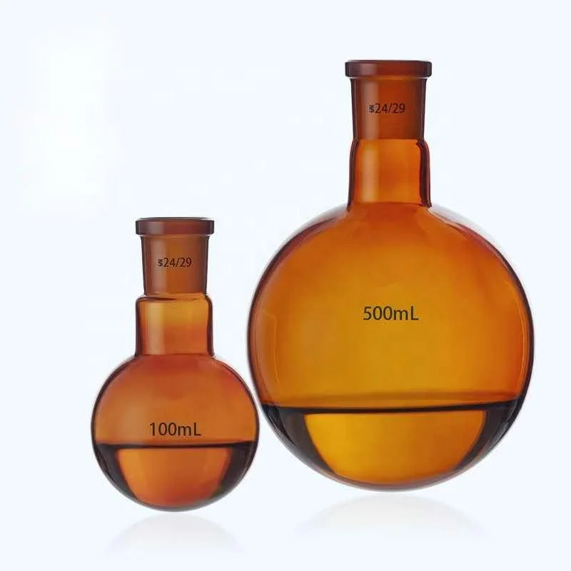 
Лабораторная стеклянная колба высшего качества с круглым дном 