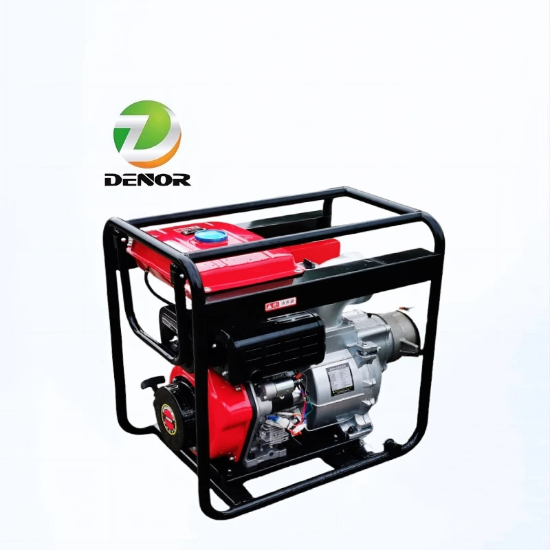 Small Portable Air Cooled Diesel Small Generator with Wheels 188f