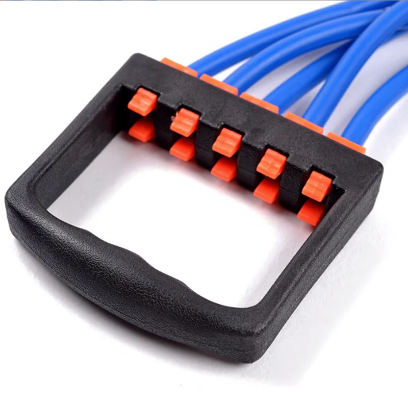 TPE five tube tension yoga exercise resistance bands chest expander