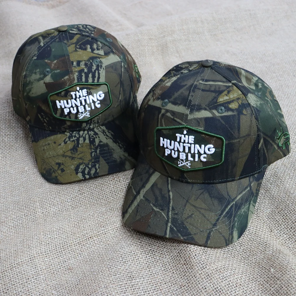 Custom embroidery logo  camo sports Hats ,6 Panel cotton Gorras baseball cap for men and women