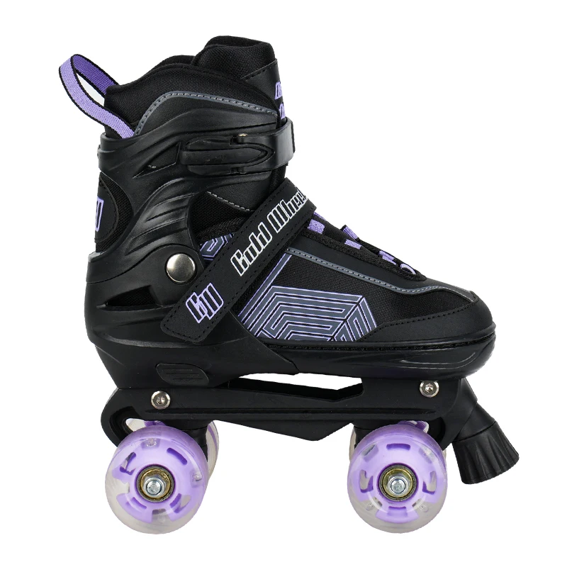Aisamstar Outdoor Sports Flash The Skating Shoes Children Double Row Wheel Four-Wheels Shoes Roller Skating Shoes