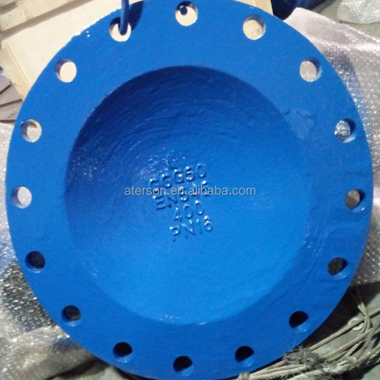 En545 Ductile Iron Cast Iron Pipe Fitting Fbe Coated Black Bituminous Blind Flange (Pn 16)