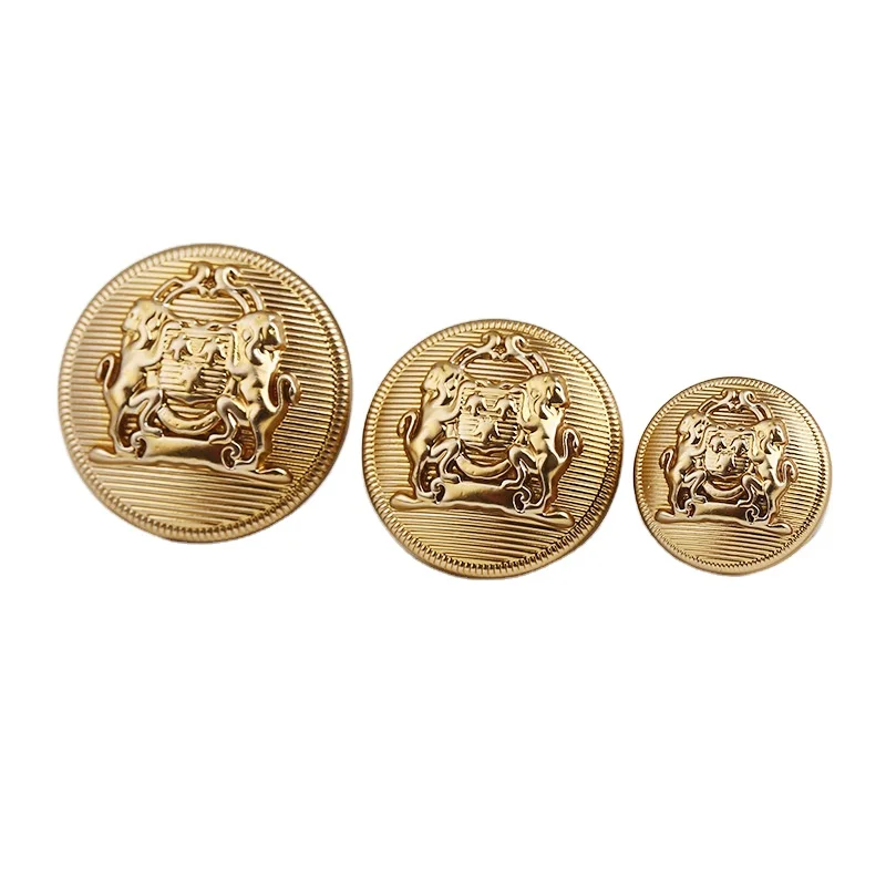 Factory Price Custom Logo Metal Sewing Button Alloy Shank Button Garment Accessory Metal Round Sewing Button For Clothes