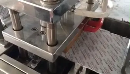 
DPP-150C Automatic Blister Packing Machine for Honey Butter Jam Chocolate Olive Oil Cheese 
