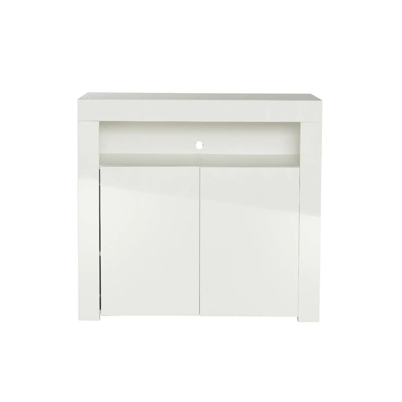 Modern living room furniture independent wall mounted floating wooden TV stand cabinet with LED light