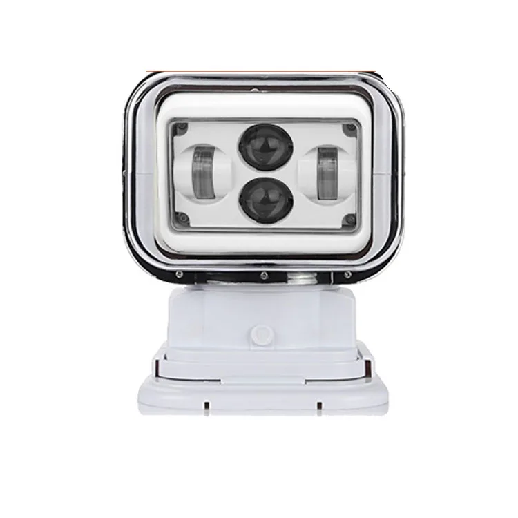 Super bright waterproof 360 rotating 12v magnet 7inch 60w car led searchlight remote wireless search light wired remote