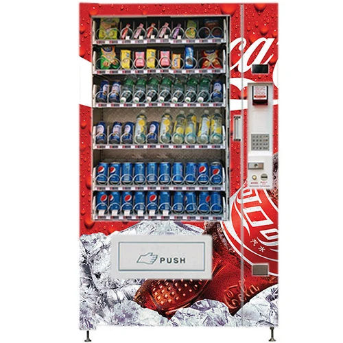 Cheap Price Combo Food Snacks and Drinks Vending Machines with Large Capacity
