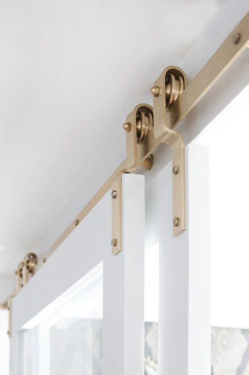 Hoone Hot Selling Retro Hardware Kit Wood Door Sliding Long Barn Door Handle