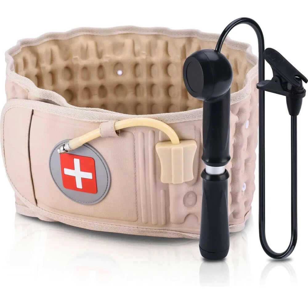 Physio Therapy Decompression Back Belt Spinal Air Traction Lumbar Support Belt for Back Pain