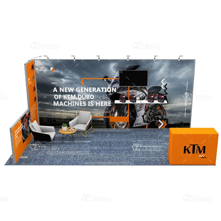10x10 10x20 Custom easy expandable exhibition Tradeshow Displays Stand Booth for Fairs