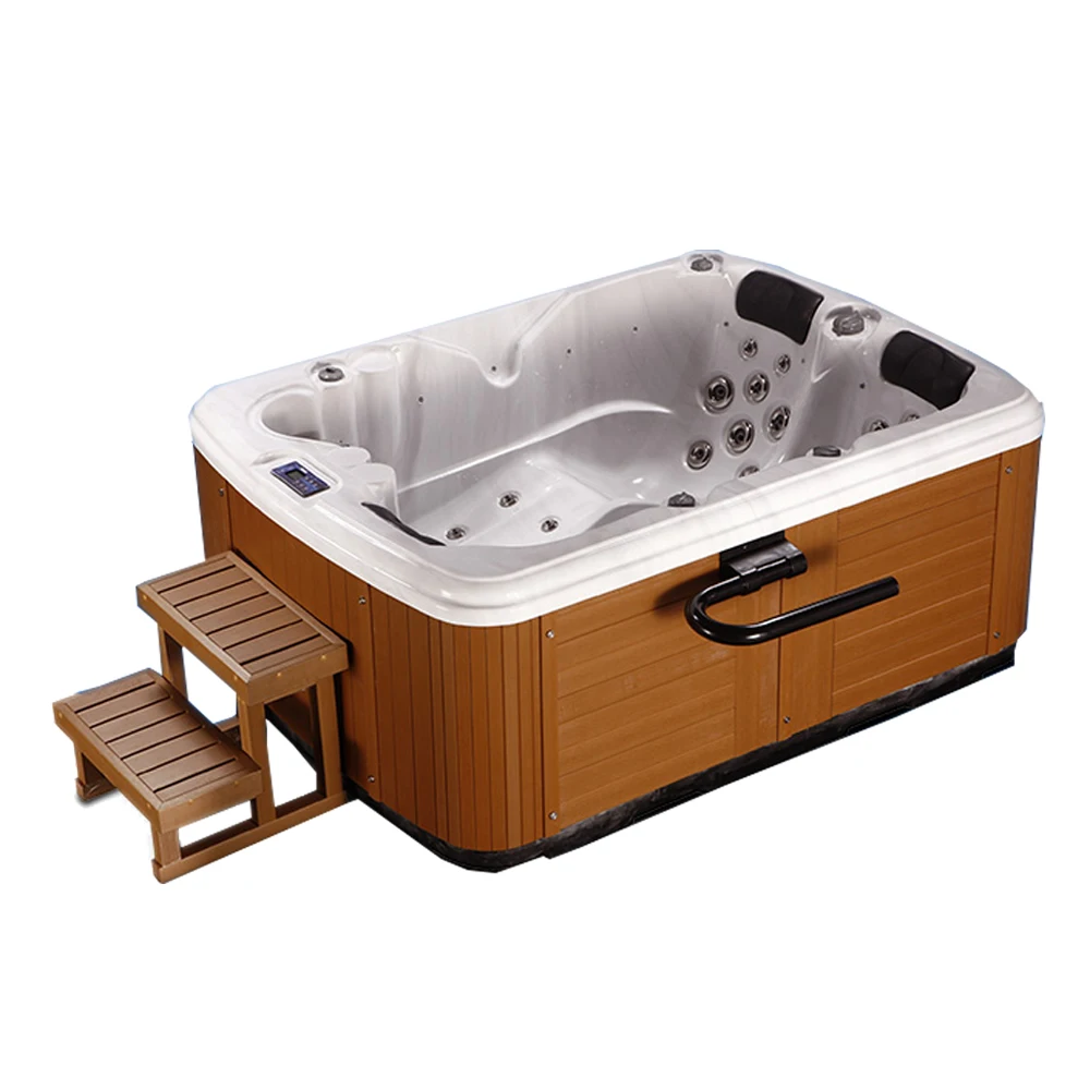 2024 New Product Luxury Acrylic outdoor hot tub spa WithJacuzzier Bath swim spa hot tub  plug and play spa hot tub