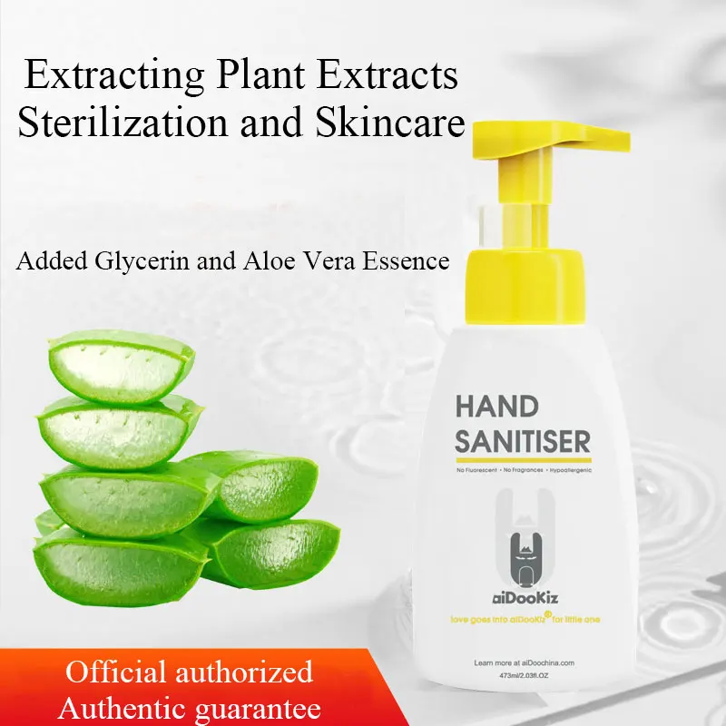 aiDooKiz Alcohol-Free Foaming Hand Soap for Newborn Fragrance Free Safe Without Residue
