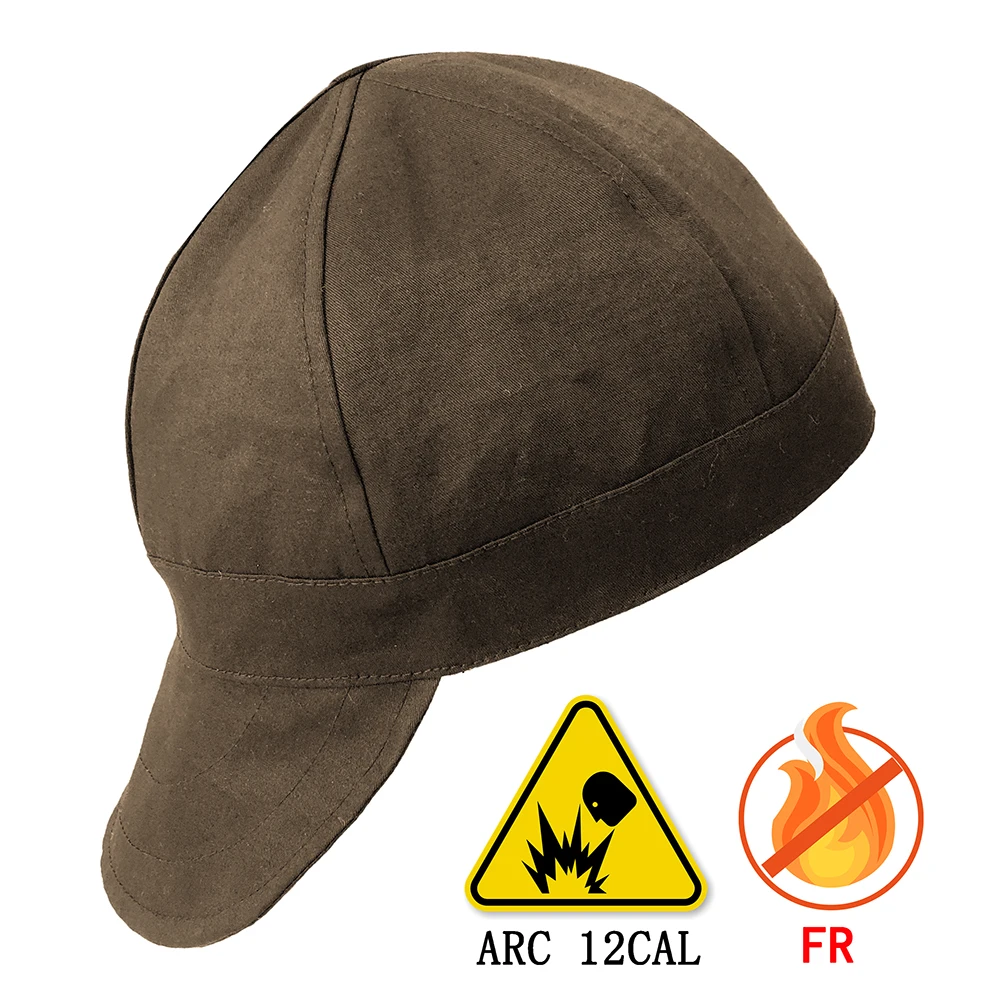 Custom Logo Fire Flame Retardant Reversible Welder Welding Cap Hat for Safety Hard Hat Liner Soldering Work