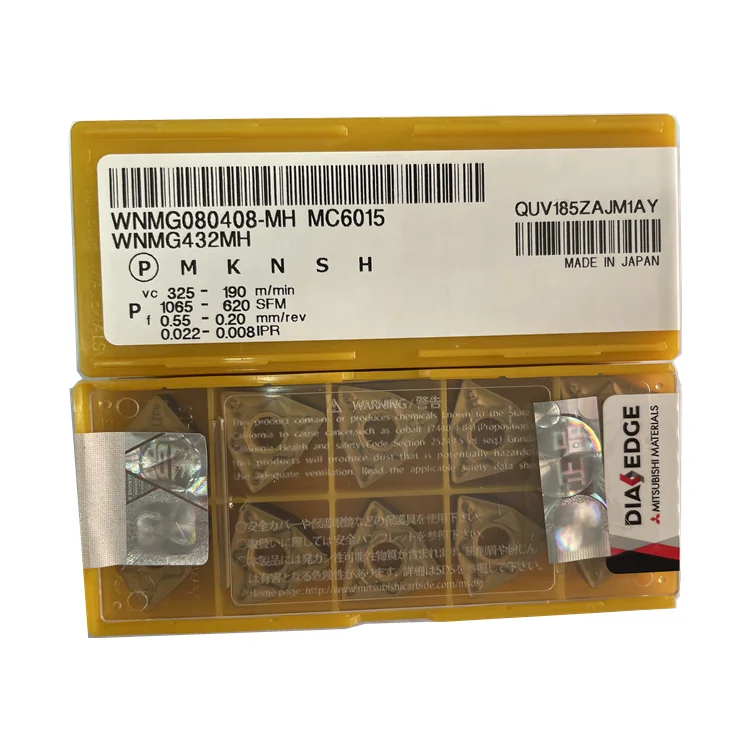 Миц-WNMG080408-MH MC6015 режущая пластина для токарной обработки DIA-EDGE работу