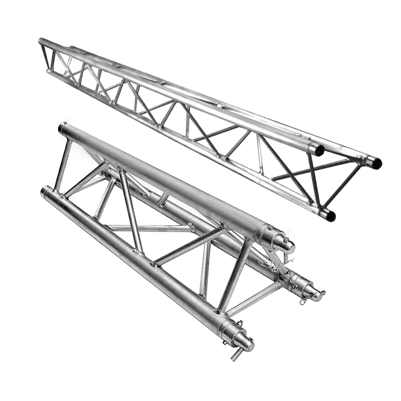 Aluminum Dj Booth Stage Goal Post Led Screen Triangle Lighting Global Trusses for events