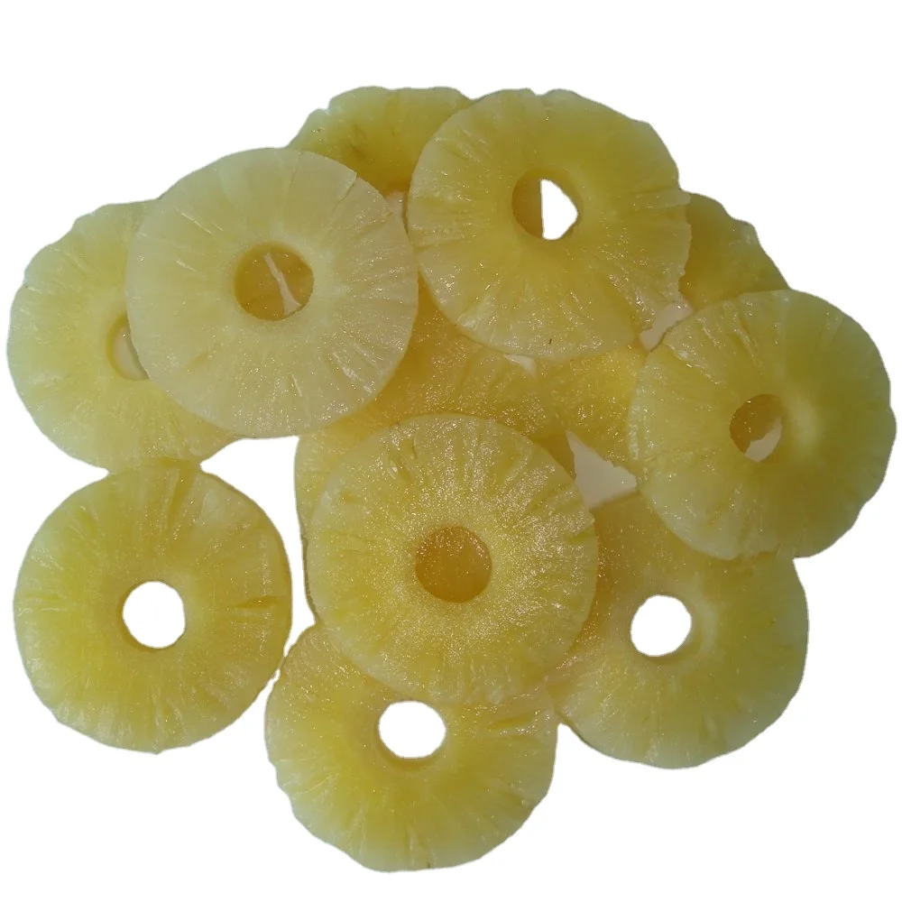 sweet flavor canned fruit pineapple slices in light syrup low sugar delicious sour sweet slice fruit can