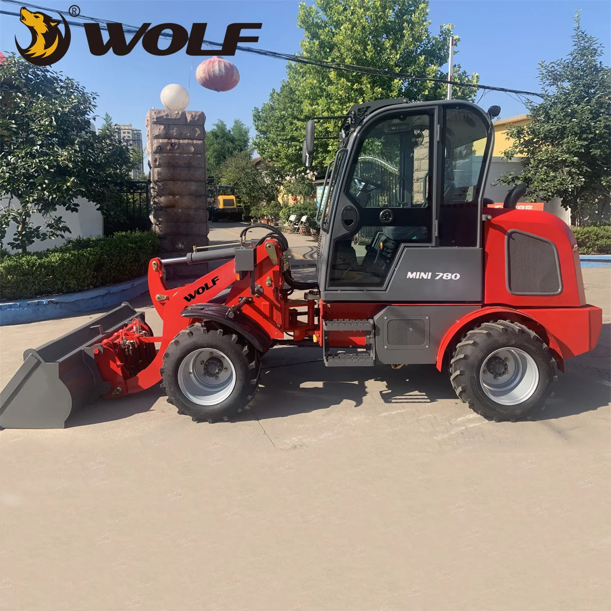 Wolf 1t Mini780T Garden Loader Farm Loader Mini Wheel Loader Price