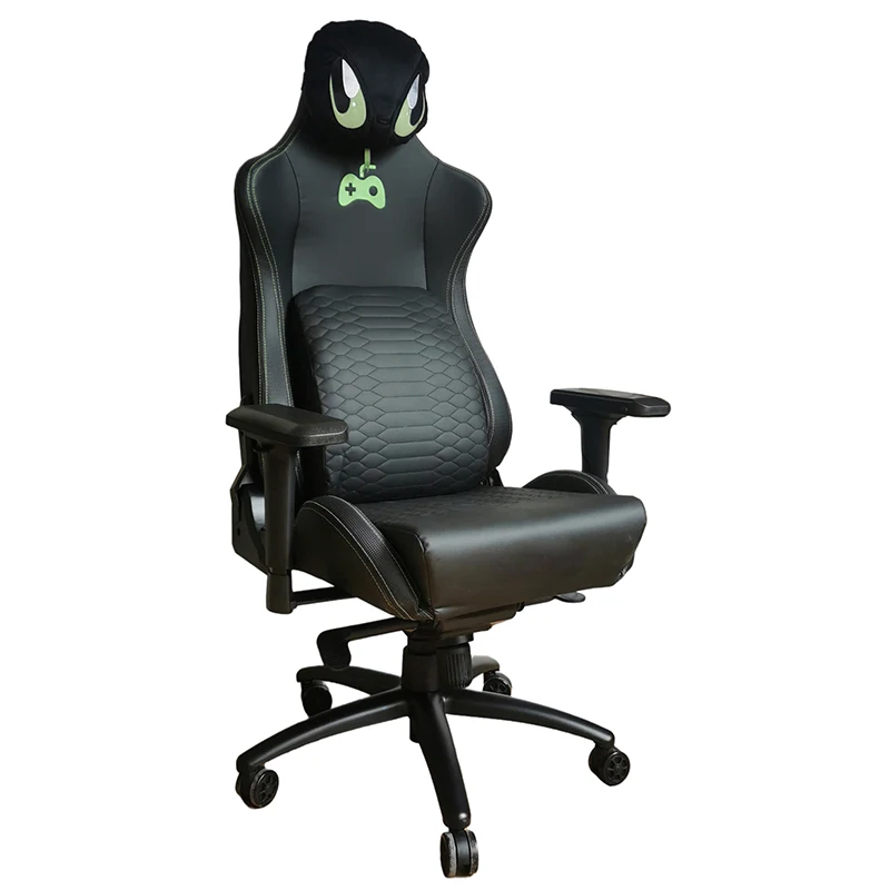 Кожаное кресло с откидной спинкой